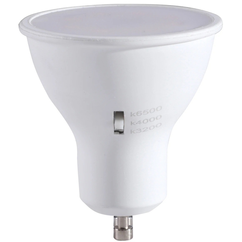 CRI 80 6W 120D GU10 Dimmbarer LED-Spiegellicht mit Multi CCT Auswahl 3000K/4000K/6500K